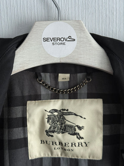 Burberry Britton Black Short Trench Coat
