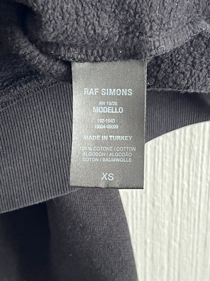 Raf Simons AW19 Burning Down Black Hoodie