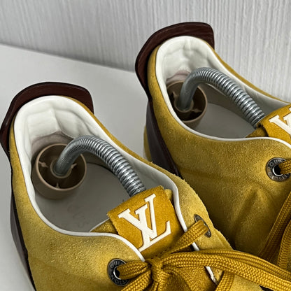 Louis Vuitton Fuselage Sneakers in Yellow Suede