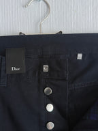 Dior Homme Trousers in navy cotton
