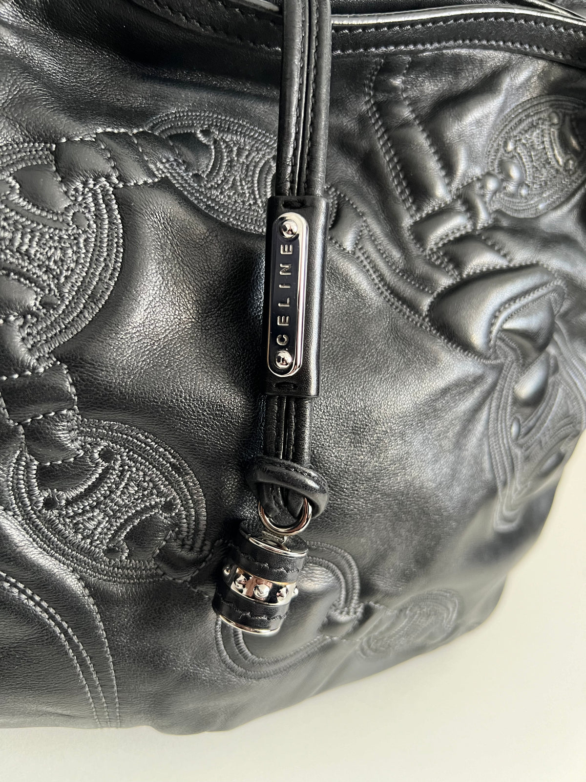 Celine Black Bittersweet Leather Handbag