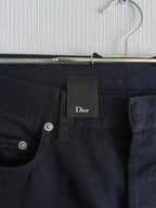 Dior Homme Trousers in navy cotton