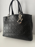 Christian Dior Lady Dior Soft Shopping Tote Cannage Quilt Lambskin Large