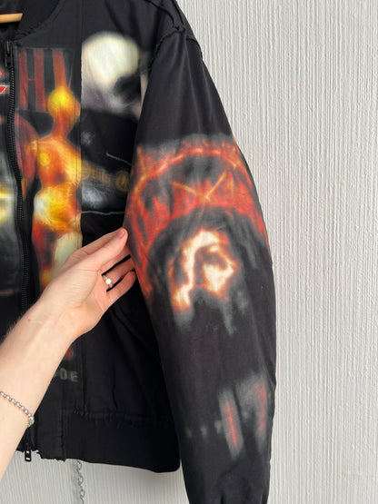 Givenchy FW16 Heavy Metal Printed Bomber Jacket