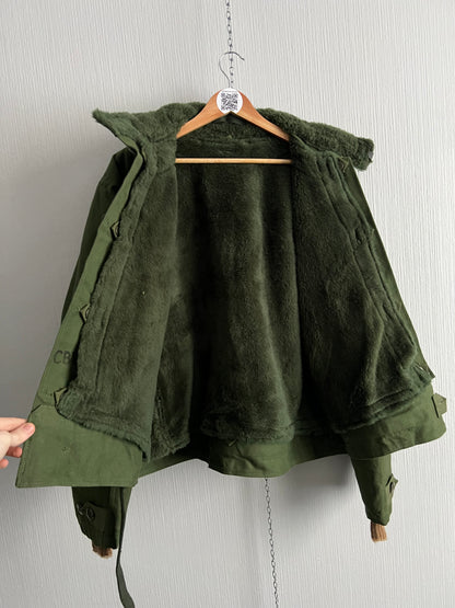 Authentic Vintage 60s Swedish Military Motorcycle Jacket worn by Pharrell Williams