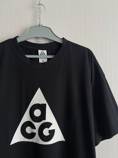 Nike ACG Big Logo Black Cotton T-shirt