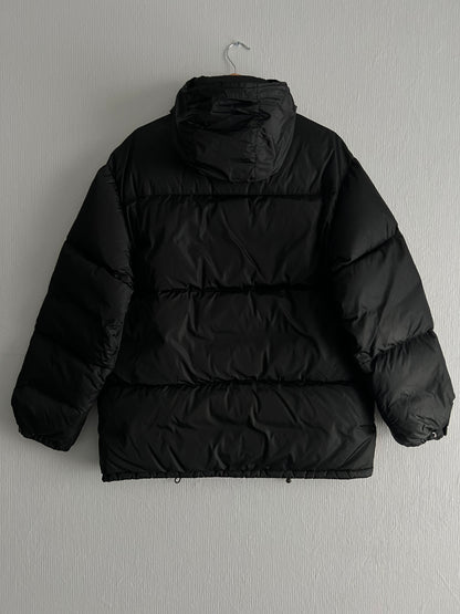 Prada Sport Red Tab Black Down Puffer Jacket