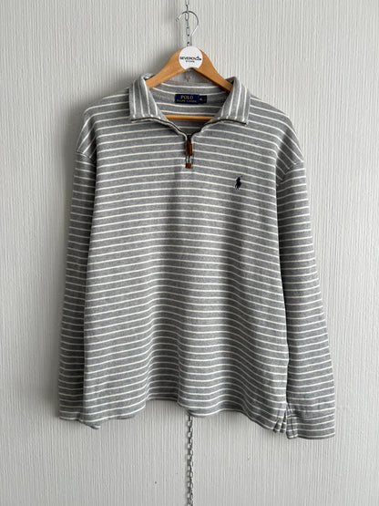 Polo Ralph Lauren Quarter zip Striped Sweatshirt
