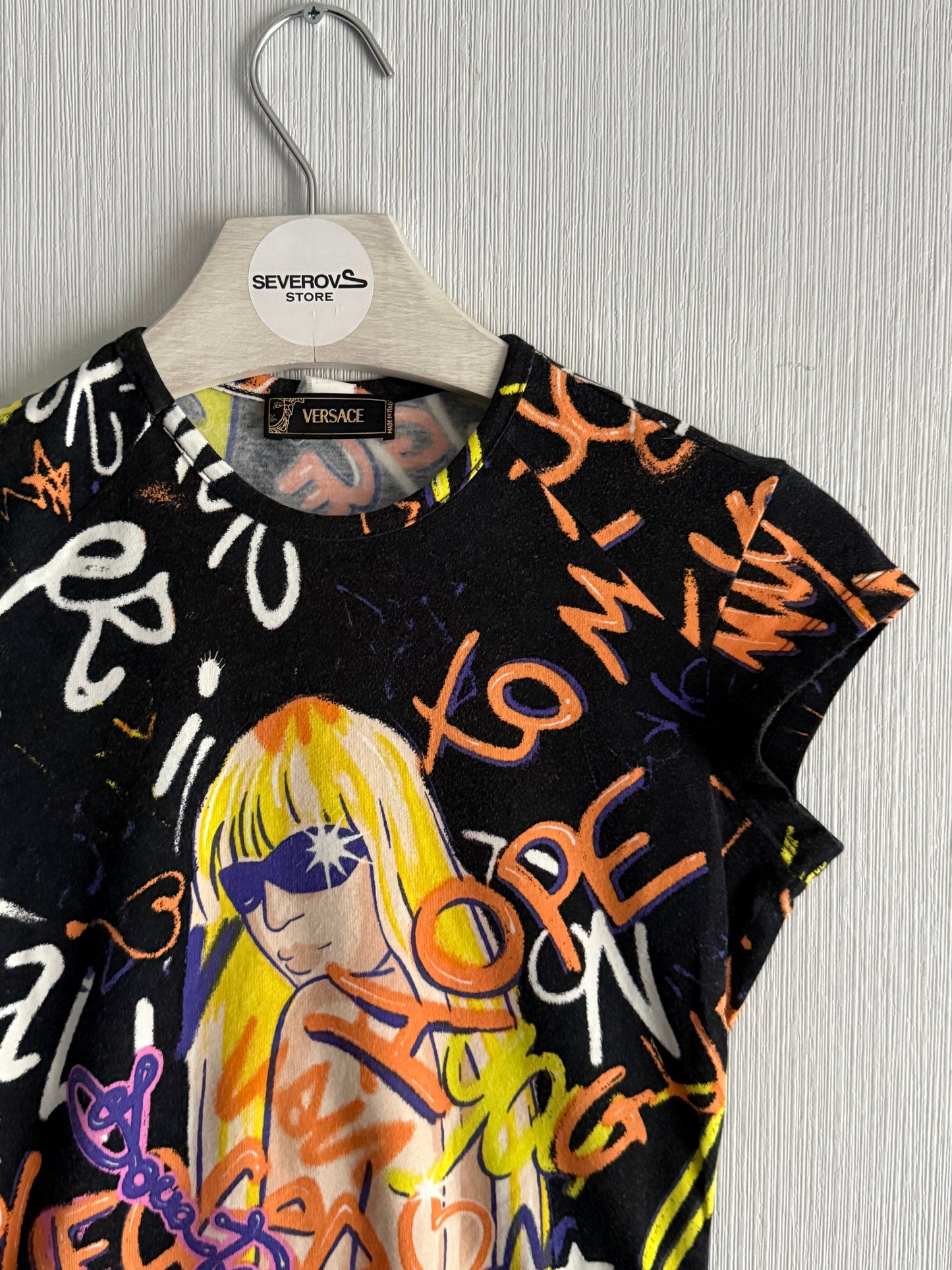 Gianni Versace Iconic Donatella Grafitti Vintage T-shirt