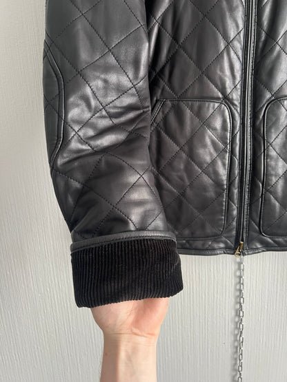 Polo Ralph Lauren Quilted Lambskin Leather Jacket