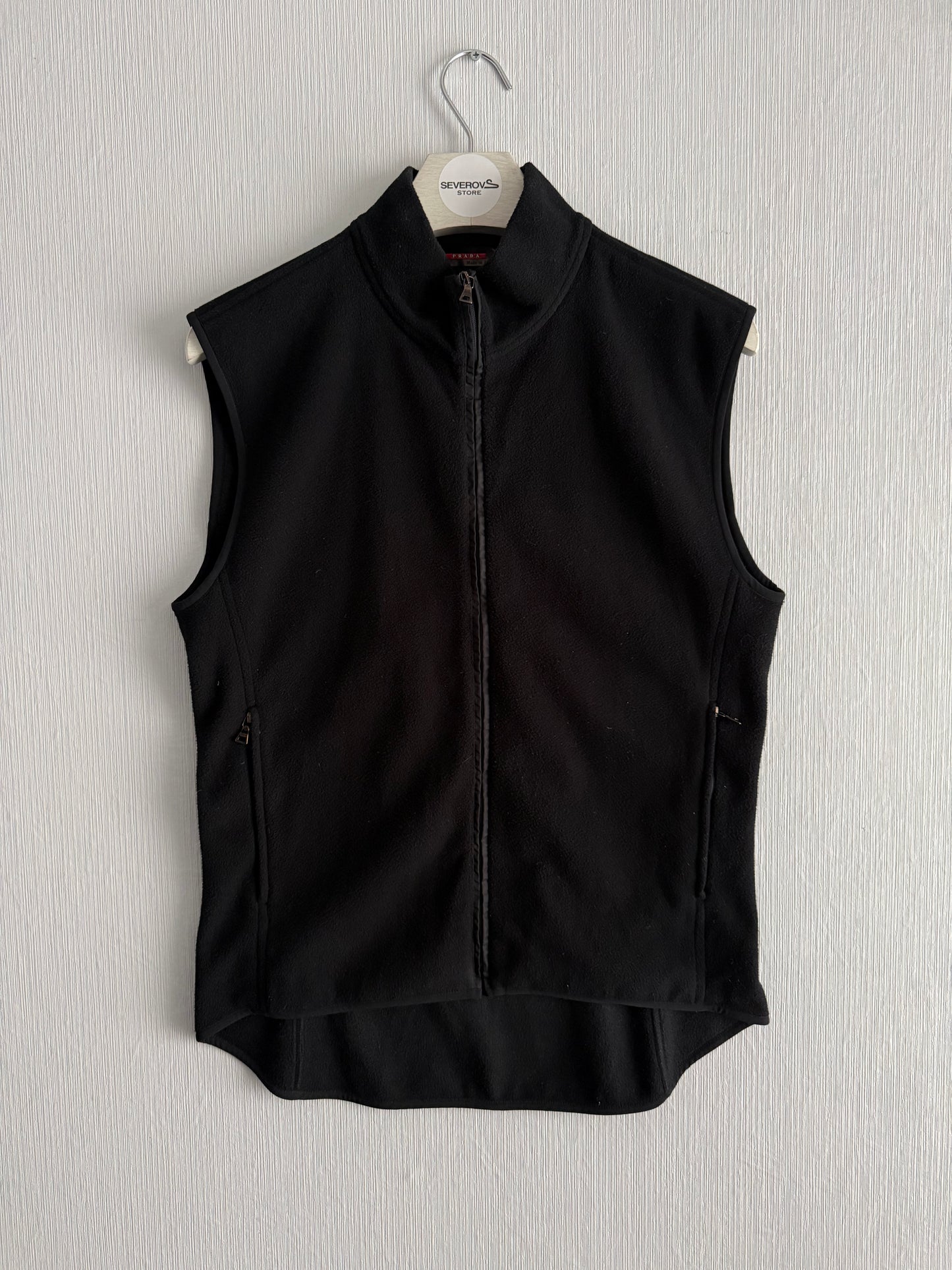Vintage Prada Sport Fleece Black Ninja Vest