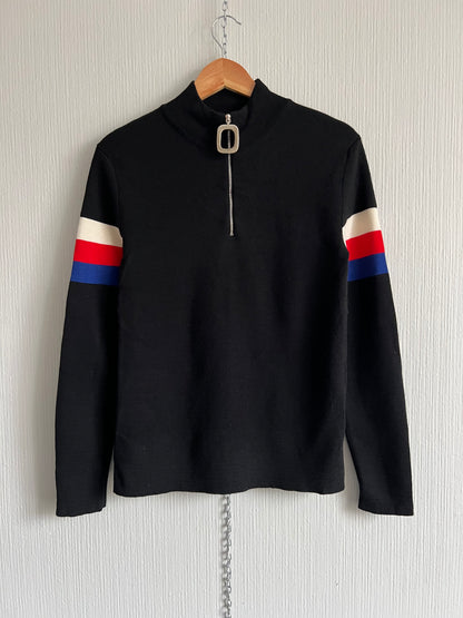 JW Anderson Zip Front Roll Neck Womens Jumper
