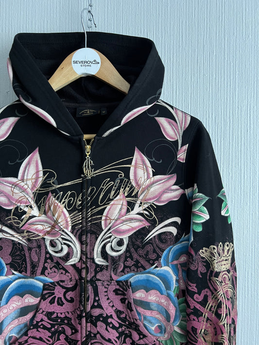 Christian Audigier Women’s Black Zip Hoodie
