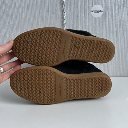 Isabel Marant Bekett Black Suede Leather Trainers Womens Shoes