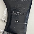 Jil Sander Metallic T-Strap Flat Sandals