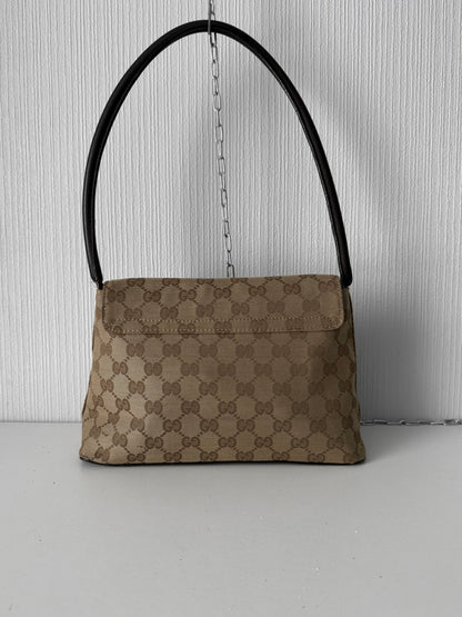 Gucci GG Canvas Looping Shoulder Bag