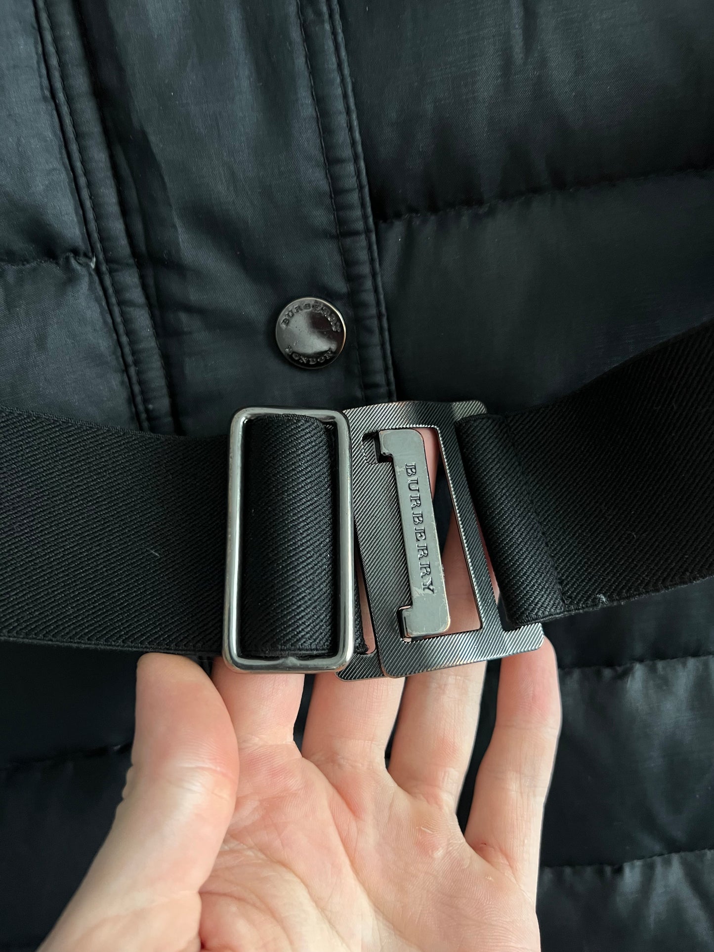 Burberry London Abbeydale Down Puffer Coat with Hood