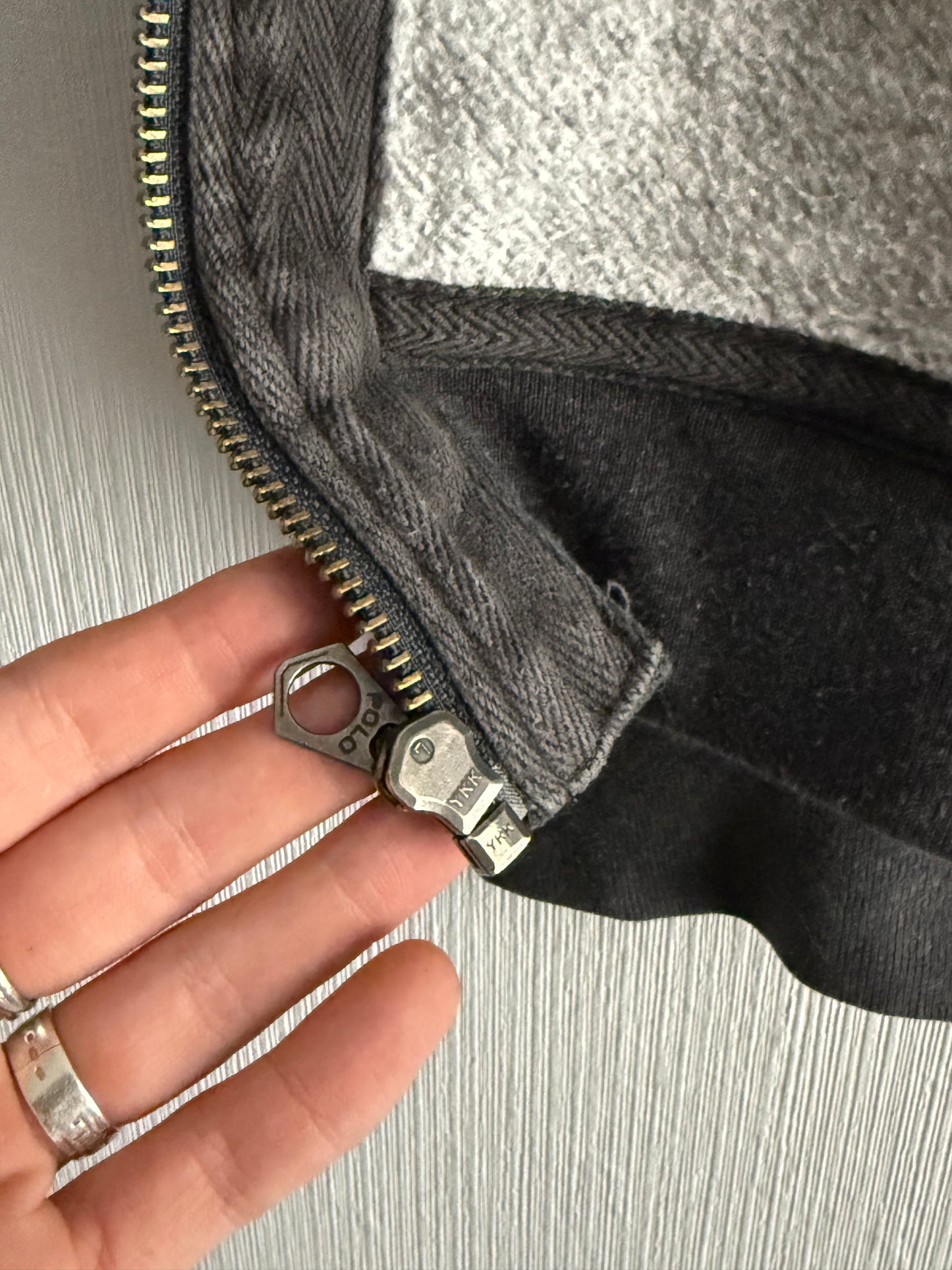 Polo Ralph Lauren Grey Cotton Zip Hoodie