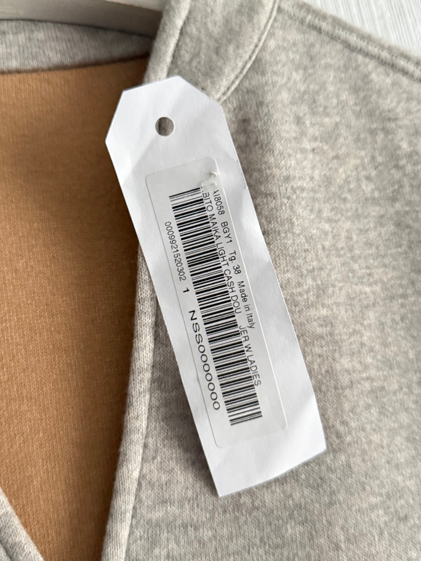 Loro Piana Womens Cashmere Jersey Zip Jumper