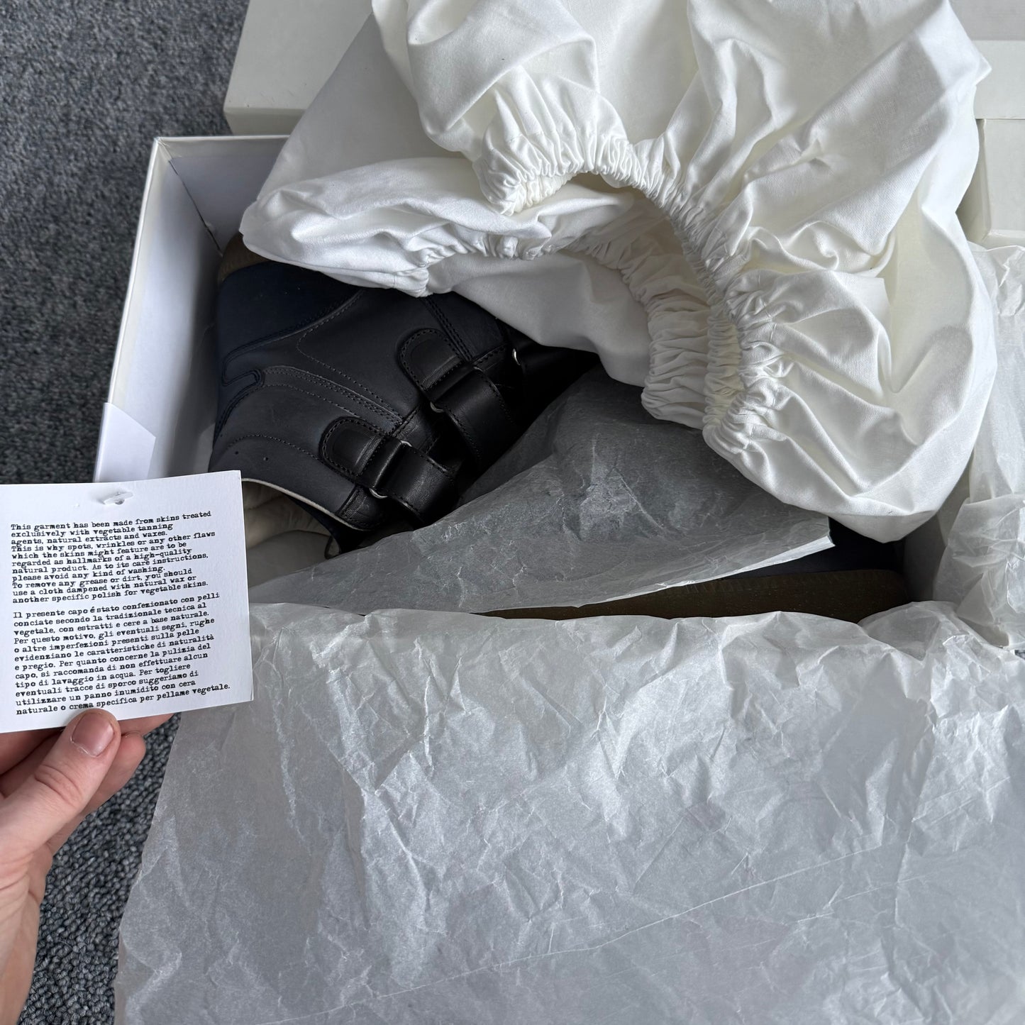Maison Margiela Replica GAT Triple Velcro Hight Top Sneakers