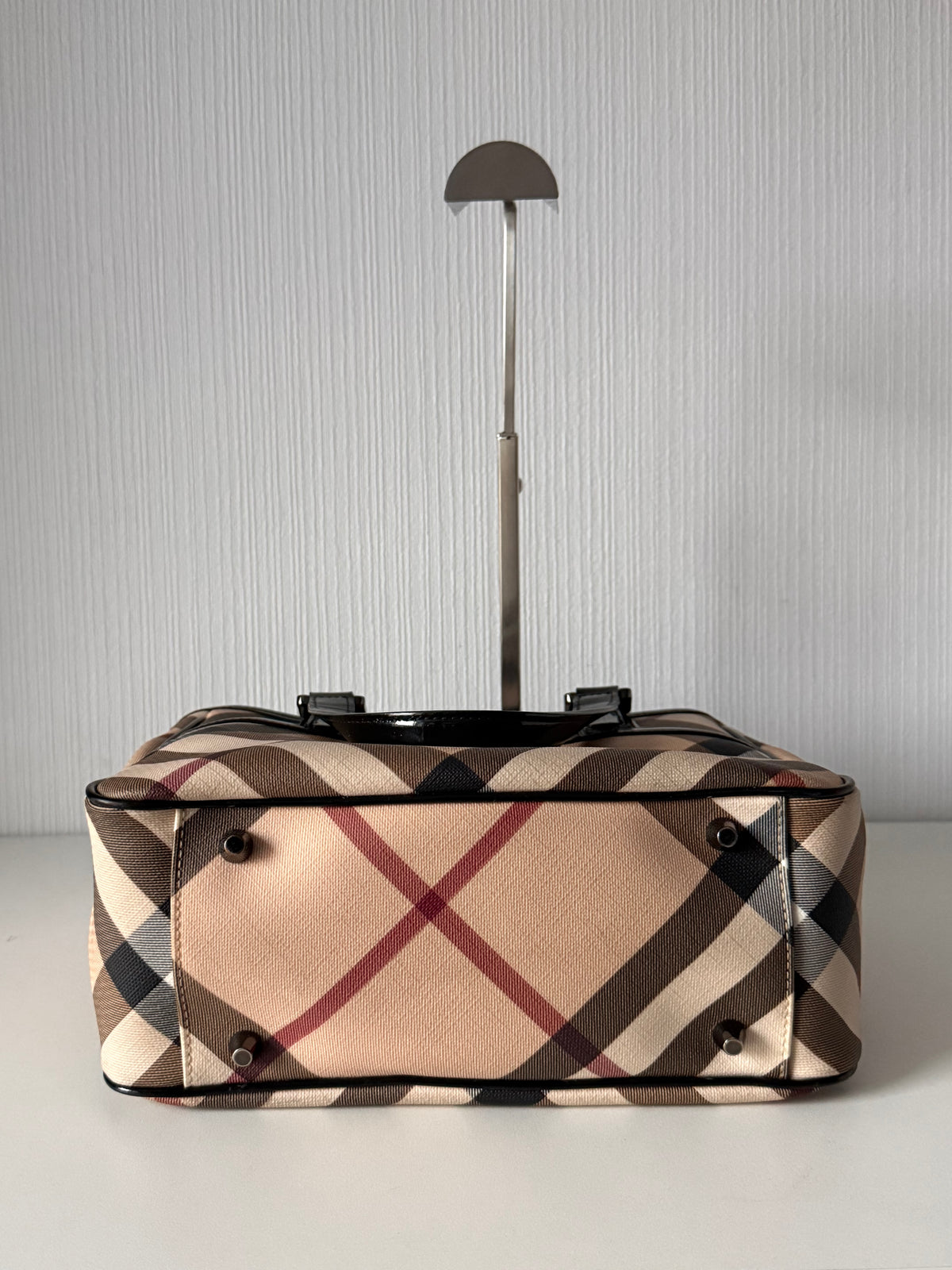 Burberry Supernova Check Emmy Tote Black