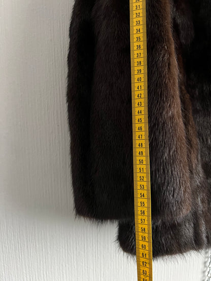 Saga Furs Mink Coat Auto Lady Short Jacket