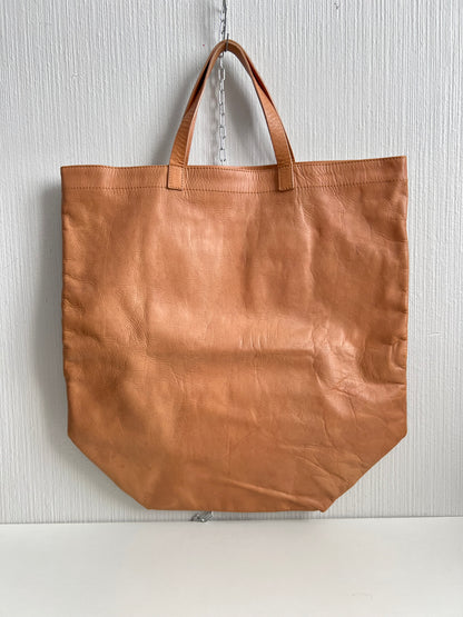 Maison Martin Margiela X H&M Light Brown Leather Tote Bag