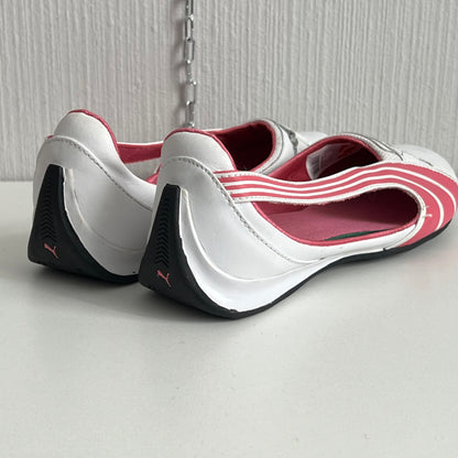 Puma Pink White Vintage Ballet Flats