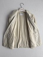 Chanel Beige Lightweight Wool Blazer