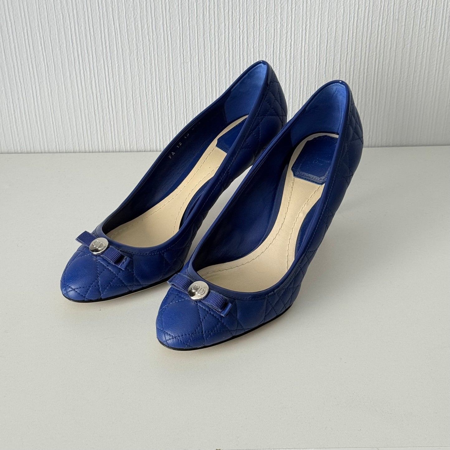 Dior Cannage Pumps Womens Leather Shoes