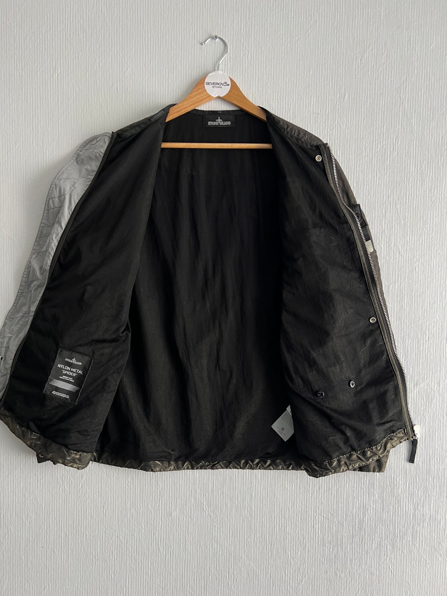 Stone Island Shadow Project SS18 Nylon Metal Spider Watro Bomber Jacket
