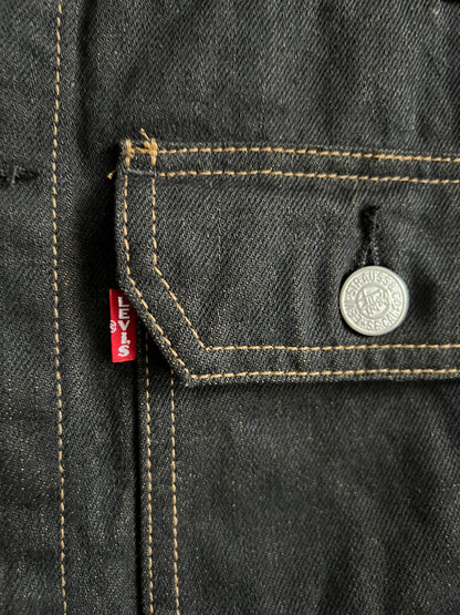 Stussy X Levis Black Denim Jacket Unisex