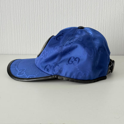 Gucci Off The Grid GG Supreme Baseball Blue Hat