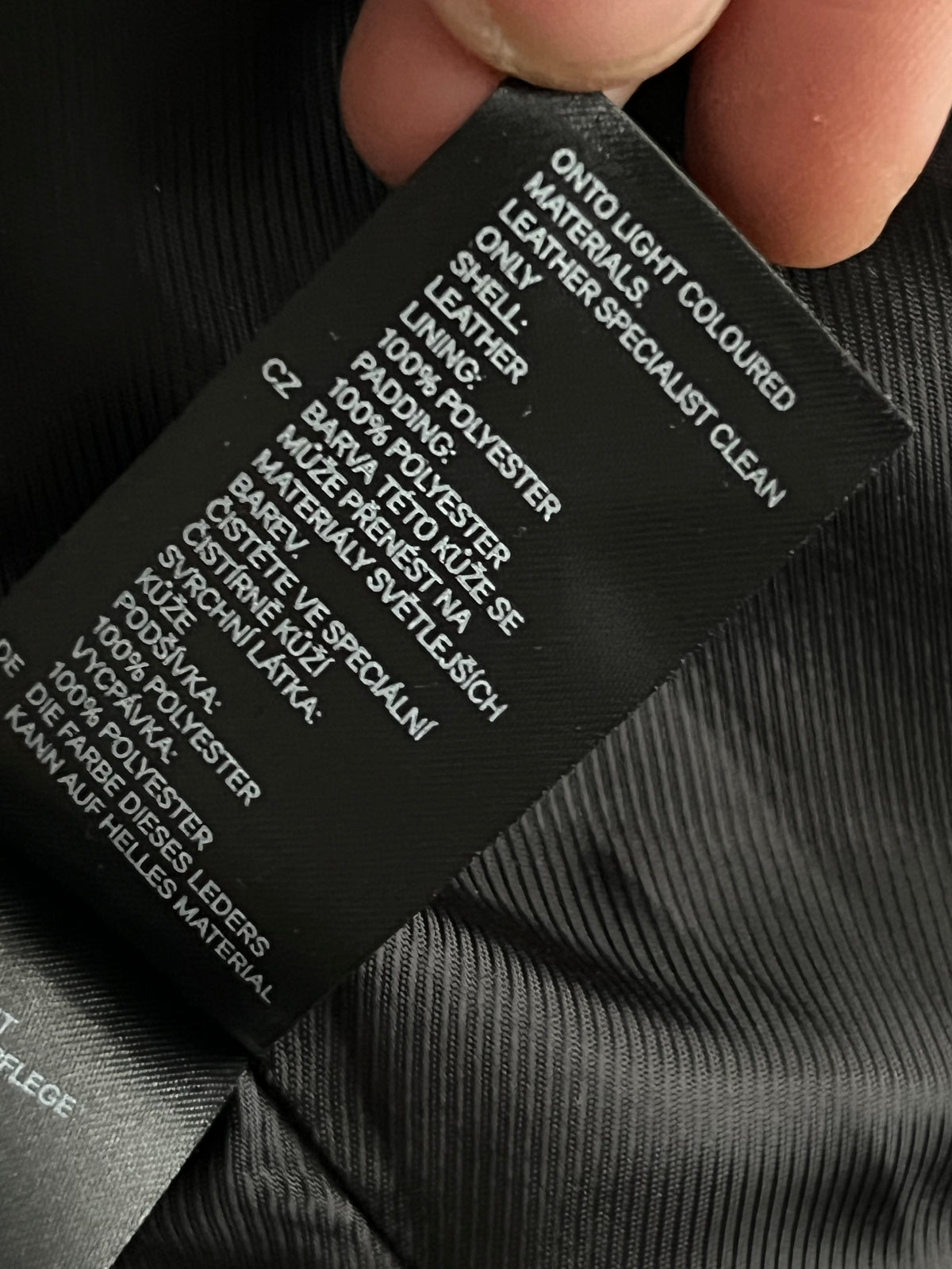 Alexander Wang H&M Quilted Genuine Leather Jacket