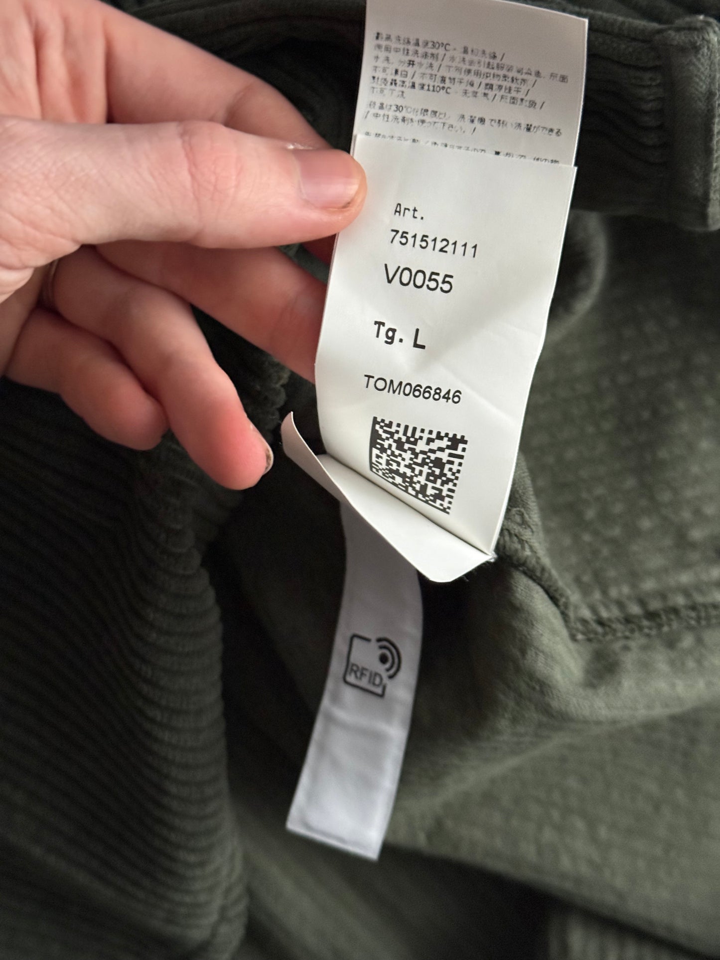 Stone Island AW21 Corduroy Khaki Overshirt