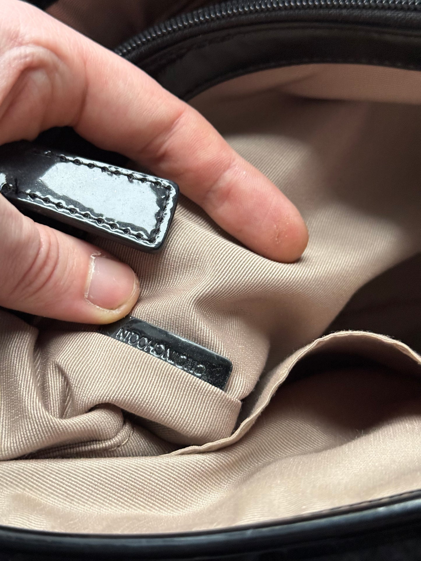 Burberry Supernova Check Emmy Tote Black