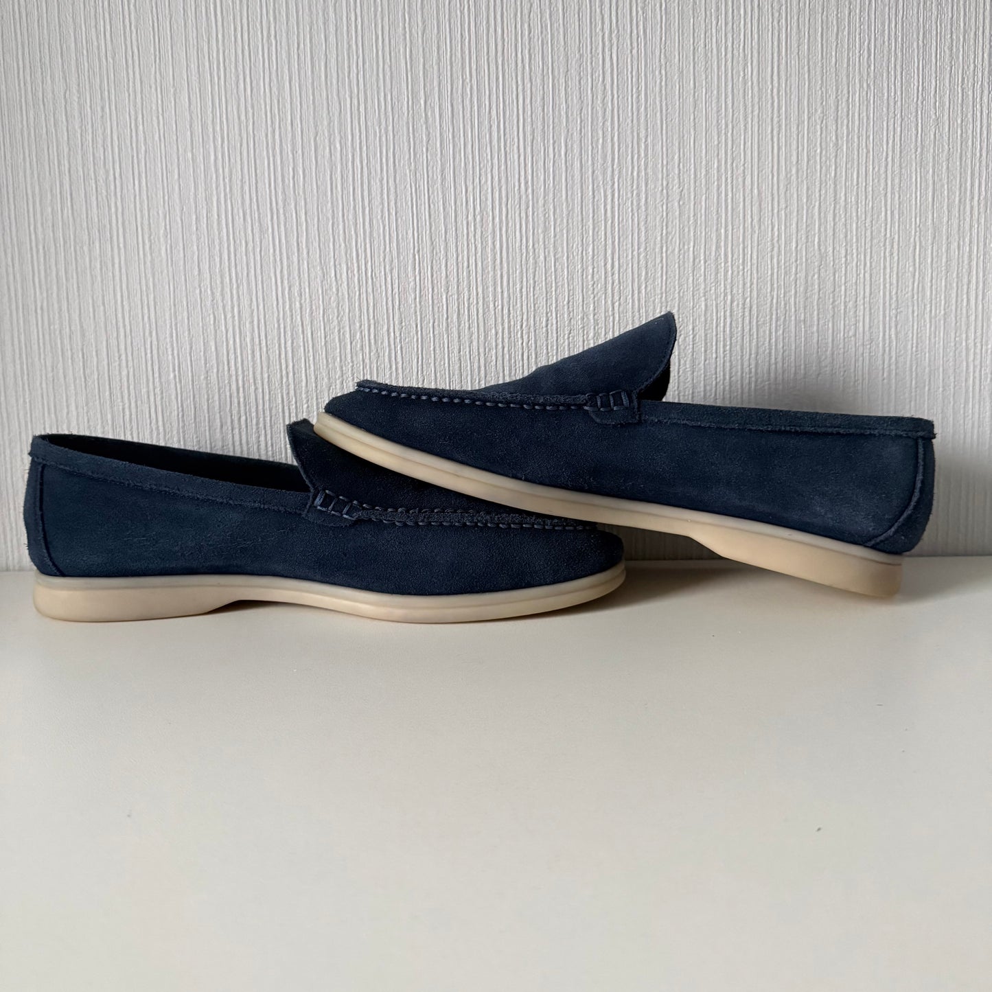 Loro Piana Summer Walk Suede Loafers Mens Shoes