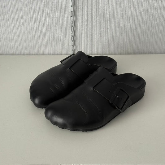 Balenciaga Sunday Black Leather Mules
