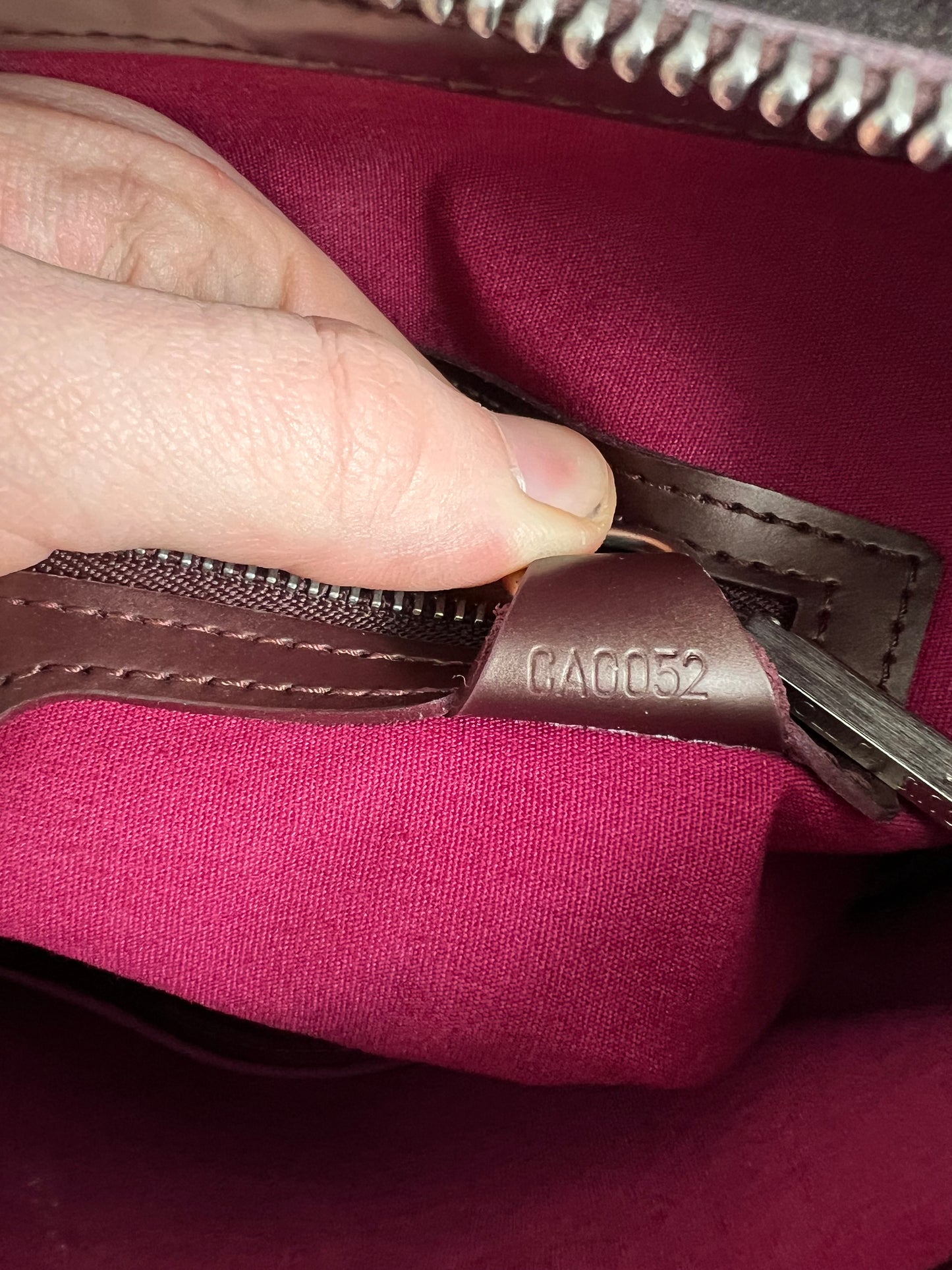 Louis Vuitton Purple Monogram Mat Stockton Bag