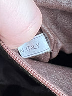 Burberry's Haymarket Check Leather-Trimmed Handle Bag
