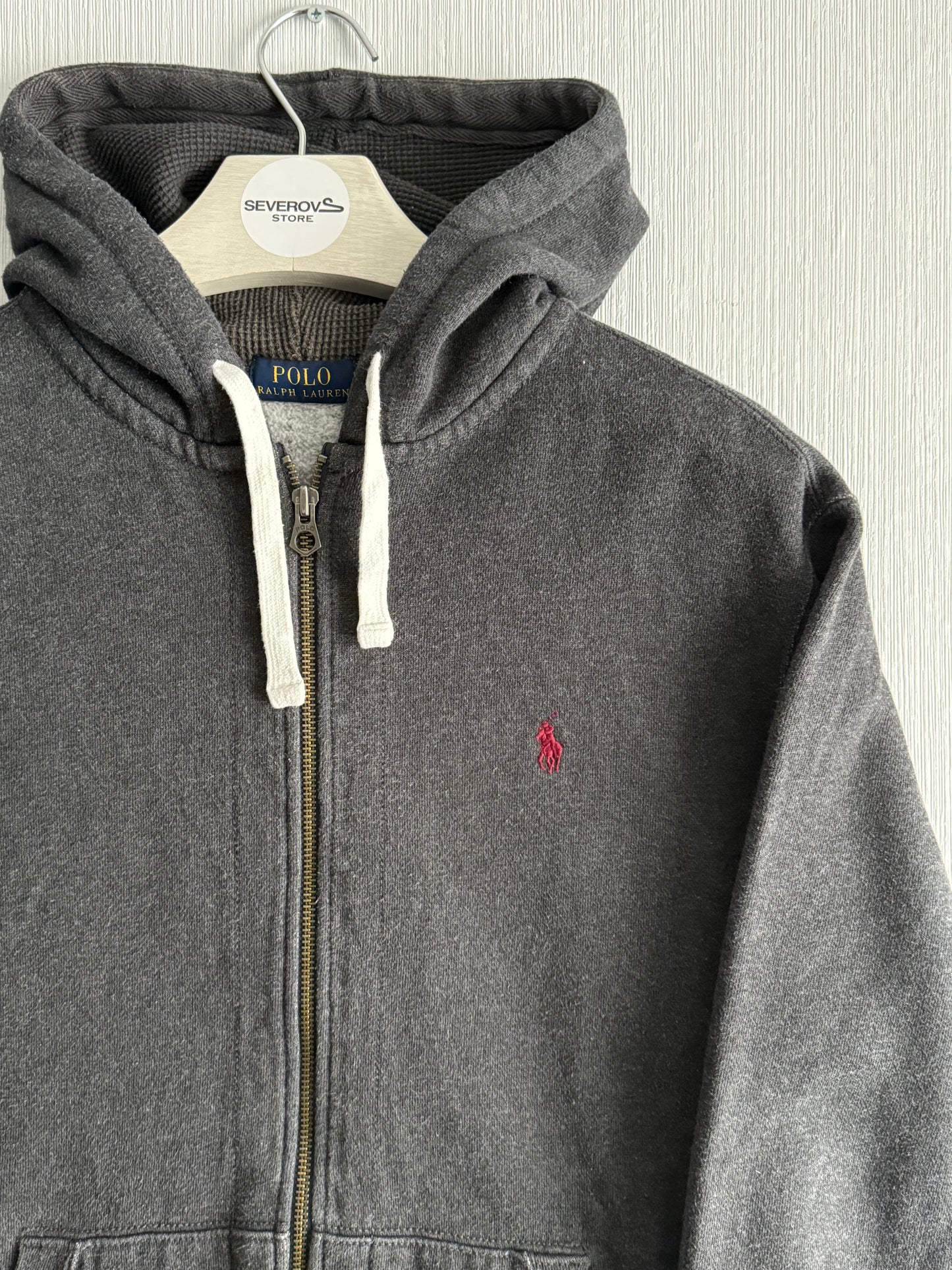 Polo Ralph Lauren Grey Cotton Zip Hoodie