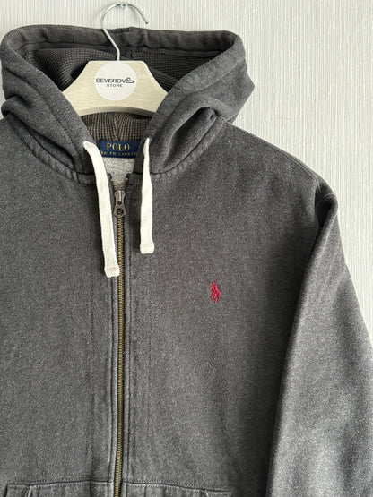 Polo Ralph Lauren Grey Cotton Zip Hoodie