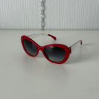 Chanel Red Cat Eye CC Sunglasses