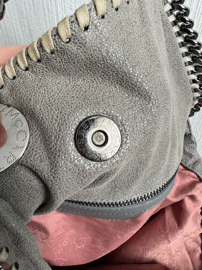 Stella McCartney Falabella Fold-Over Grey Tote Bag