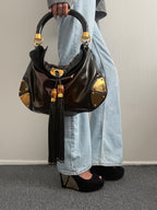 Gucci AW08 Patent Leather Indy Handbag