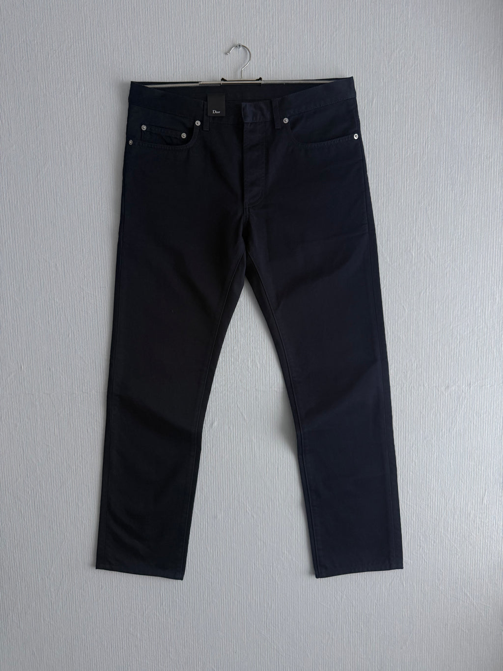 Dior Homme Trousers in navy cotton