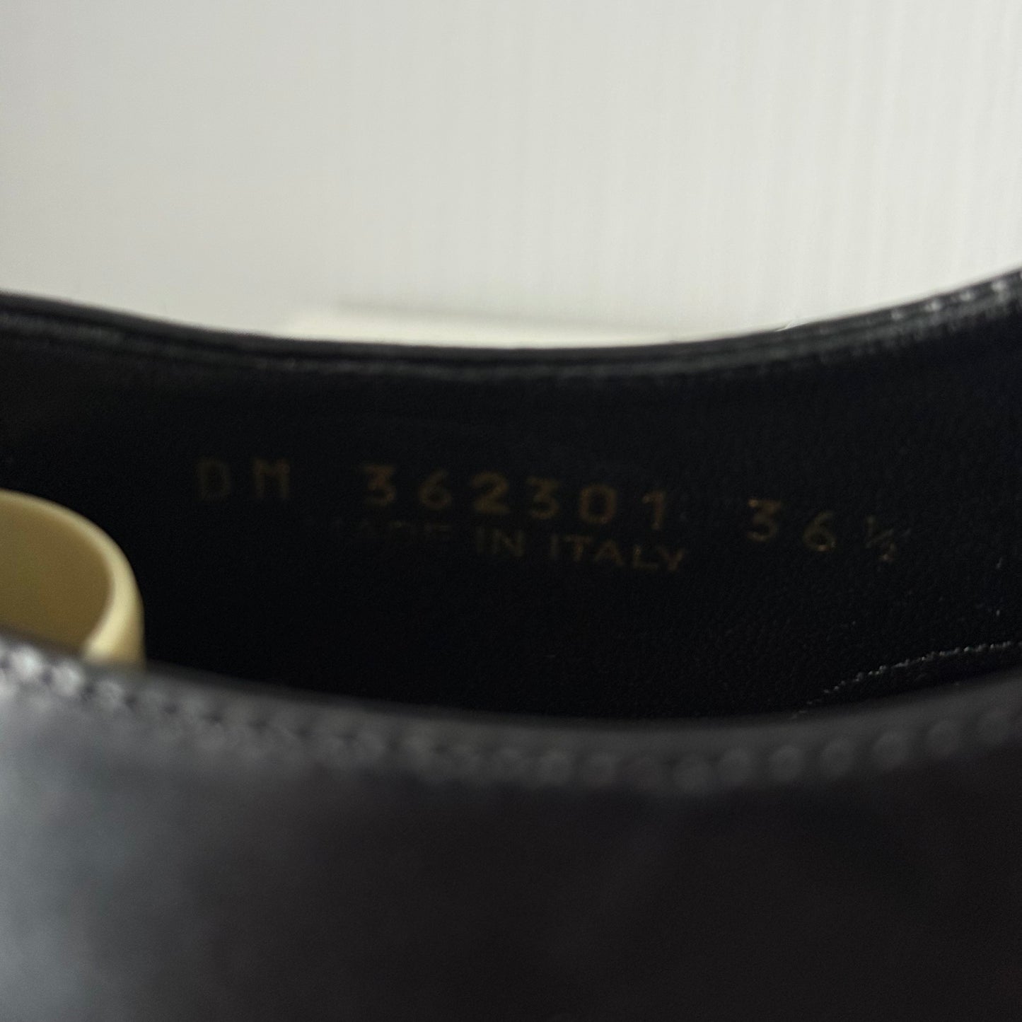 Saint Laurent Black Pony Hair Zebra Leather Shoes