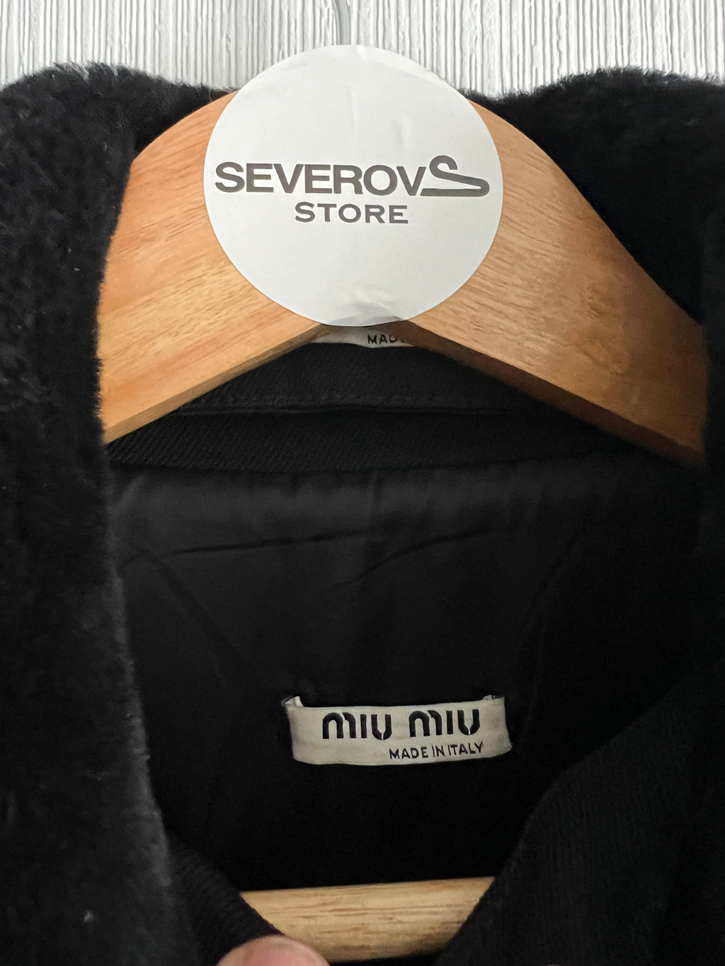 Miu Miu 00s Archive Wool Coat Bondage Belt