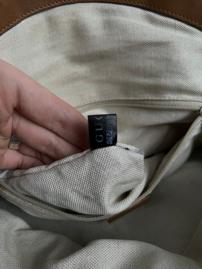 Gucci Blue Denim GG Denim Sukey Medium Handbag Satchel Bag