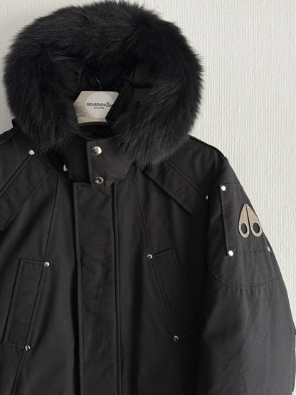 Moose Knuckles Original Stirling Parka Neoshear Jacket Black